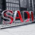 Tashqi ko'rinish 3D bepul harflar